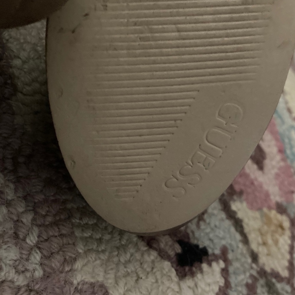 SOLD✅GUESS Platform Nude Heels - Picture 10 of 12